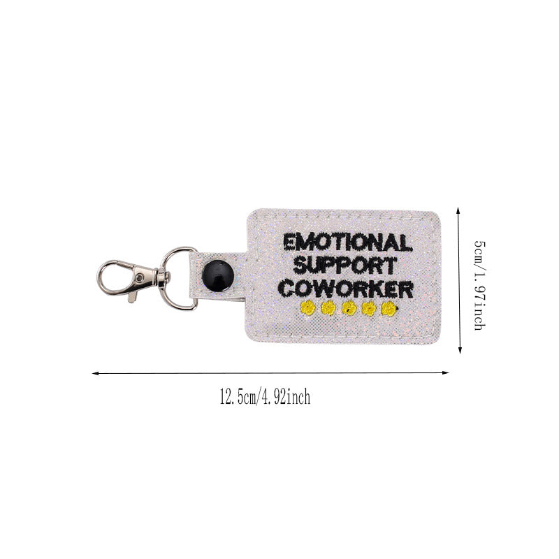Wholesale Valentine's Day Gifts Rainbow Heart Leather Keychain